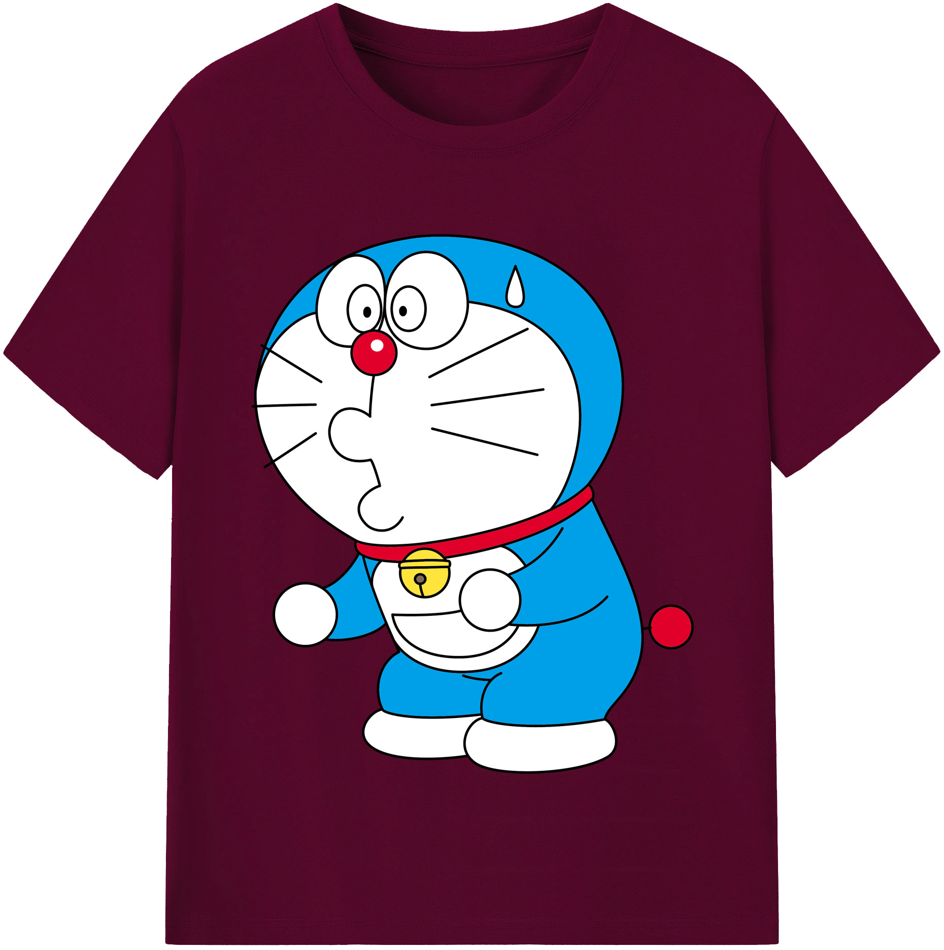 （画像用） ドラえもん Doraemon レディースカジュアルプリントTシャツ（綿100％）